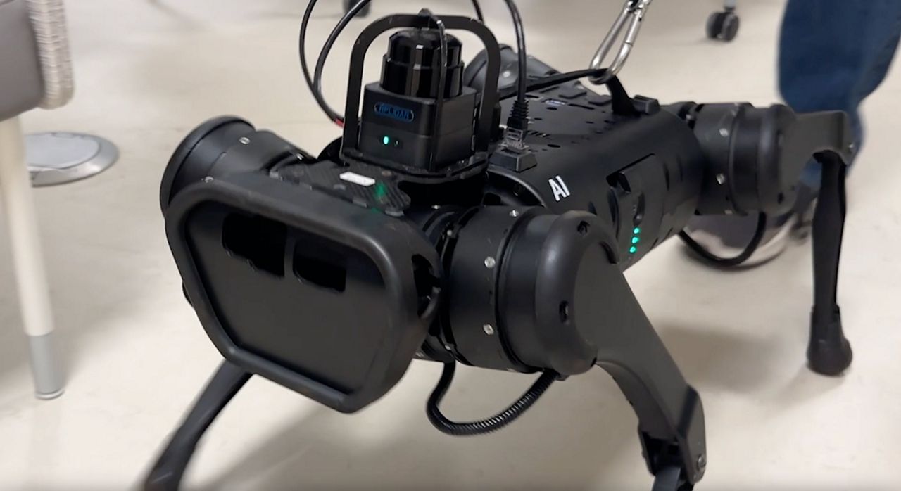 Students develop robotic guide dog to meet growing needs